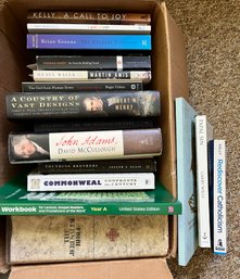 LOT OF RELIGIOUS THEMED ITEMS & BOOKS