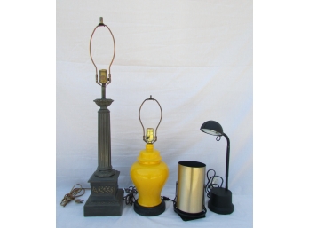 Lot Of Vintage Lamps