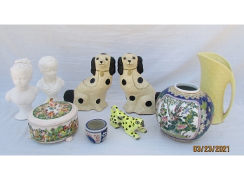 Lot Of Vintage Glass, Ceramic, Porcelain Items