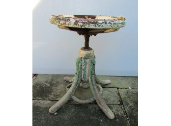 Antique Stool / Planter / Side Table