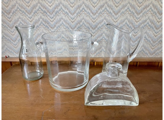 4 Pieces Glass Inc. Large Ice Bucket