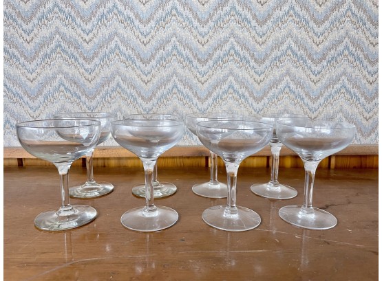 Set 8 Champagne Coupes
