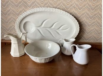 Group White Ceramic Service Ware
