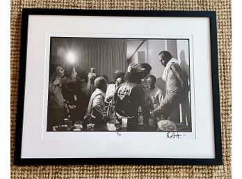 Frank Stewart Signed Photograph 'miles In The Green Room'