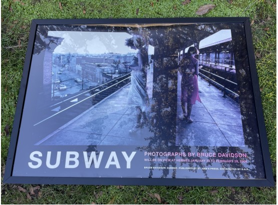 Bruce Davidson Subway Exhibition Poster