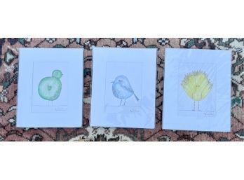 3 Natchie Art Bird Prints