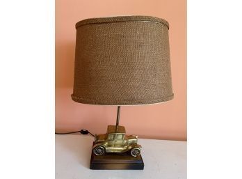 Brass Antique Automobile Lamp