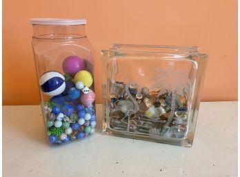 Collection Marbles & Flat Gemstones