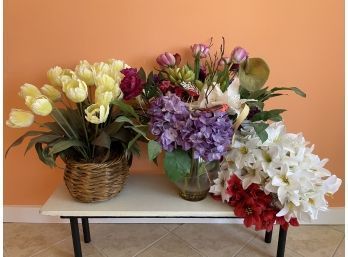 Large Group Faux Flowers