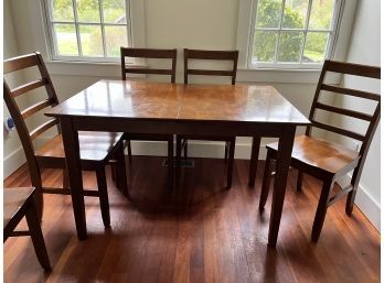 7 Pc Dining Set, Expandable Table With 6 ChairsTable
