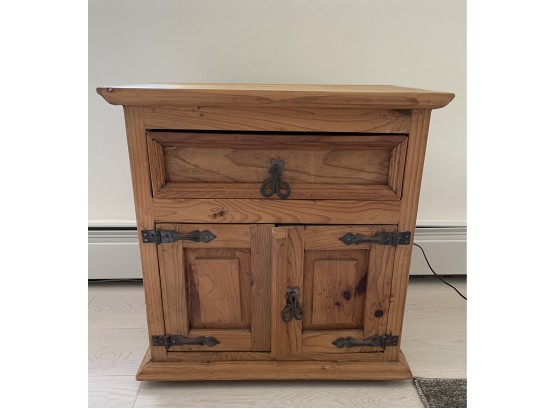 Low Spanish Style Cabinet / End Table / Nightstand