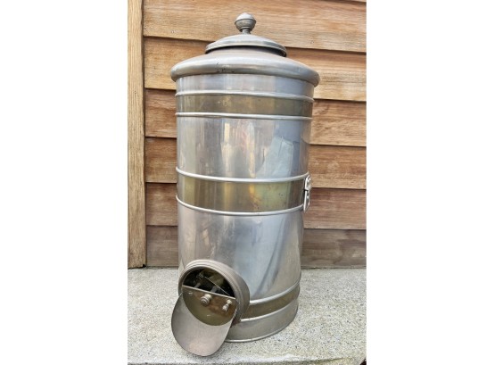 Vintage Industrial Coffee Canister