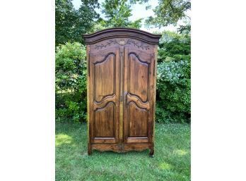 Beautiful Painted Country French Armoire