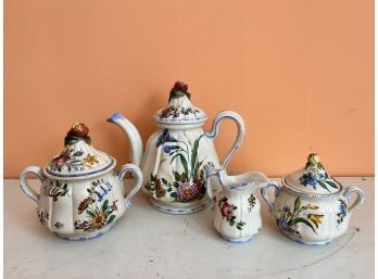 Vanro Italian Pottery Tea Set