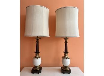 Pair Epic Mid Century Lamps