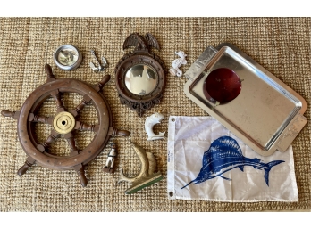 Lot Of Vintage Nautical And Maritime Items
