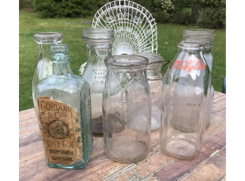 7 Pieces Vintage Glass Inc. Gordon's Dry Gin