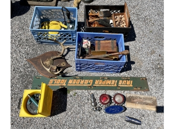 Large Lot Of Garage Items, Car Accessories, Tools, Etc