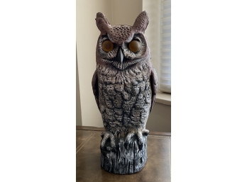 Spooky Plastic Owl