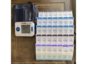 Blood Pressure Machine & 5 Pillboxes