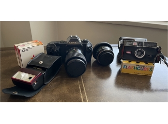 Camera Lot Inc. Canon T50 36mm & Kodak Instamatic 404