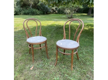 Vintage Pair Of Bentwood Thonet ? Chairs
