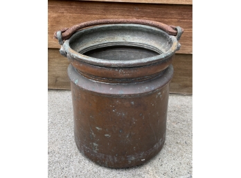 Copper Ash Bucket