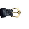 Vintage 14k Yellow Gold Ladies Omega De Ville Quart Leather Watch 5910031