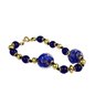 Blue Cobalt & Aventina Murano Glass Beaded Necklace & Bracelet 24'