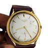 Longines 14K Yellow Gold Manual Watch With Leather Band