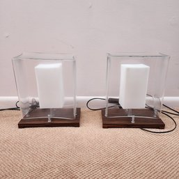 Pair Of Kori Lamps, Designed By Otto Moon For Penta 12' X 10.5'