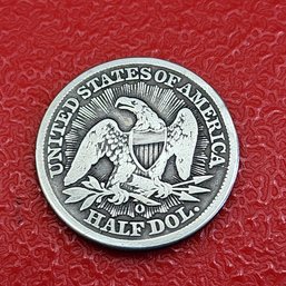 1853 United State Seated Liberty Half Dollar Coin