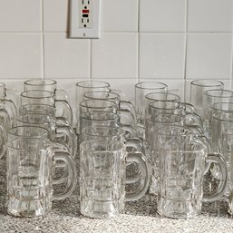 Set Of 31 Vintage Small Thick Root Beer Mugs Glasses
