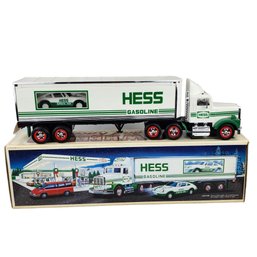 1992 Hess 18 Wheeler & Racer Toy Truck/Porche Car