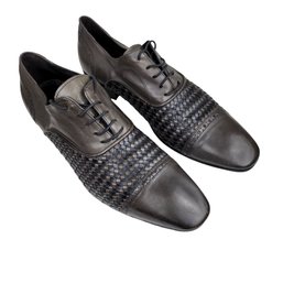 Brando Woven Dress Oxford Leather Shoes