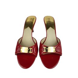 Michael Kors Red Patent Sandals