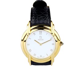 Fendi Orologi 300G Gold-Tone Watch With Original Case