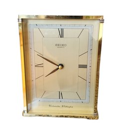 Seiko Quartz Westminster Whittington Mantle Clock Japan Made