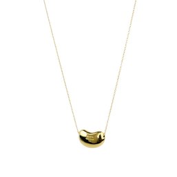 Tiffany & Co Elsa Peretti 18K Yellow Gold Bean Pendant Necklace