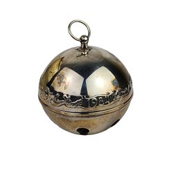 1984 Wallace Silversmiths Sleigh Christmas Holidays Bell