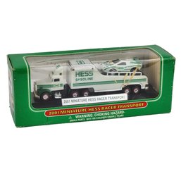 2001 Miniature Hess Racer Transport Truck