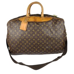 Louis Vuitton Monogram Alize Two Compartment Travel Luggage Bag