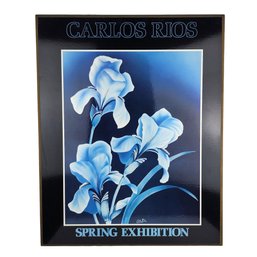 Carlos Rios Spring Exhibition Flower Print On Panel 1 Of 2