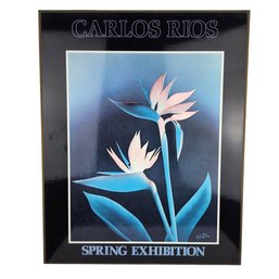Carlos Rios Spring Exhibition Flower Print On Panel 2 Of 2