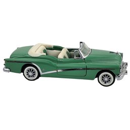 Franklin Mint 1953 Green Buick Skylar Convertible Die Cast Metal Car