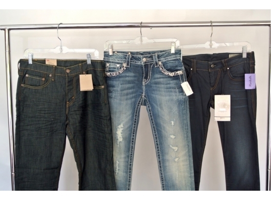NEW Three Pairs Of Jeans - Retail $269