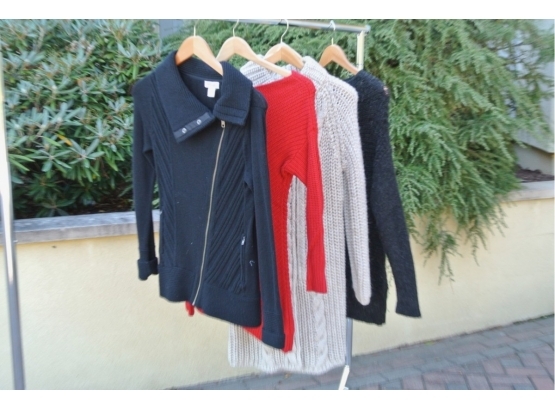 Four Nice Designer Sweaters - Size XXS/S