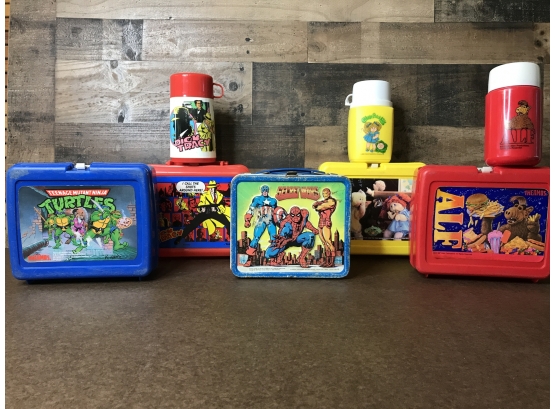 Vintage Lunchbox And Thermos Set