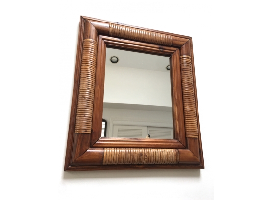Bamboo Wood Mirror