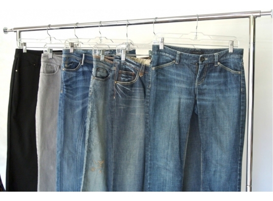 Six Pairs Of Tahari Jeans, Size 2/4